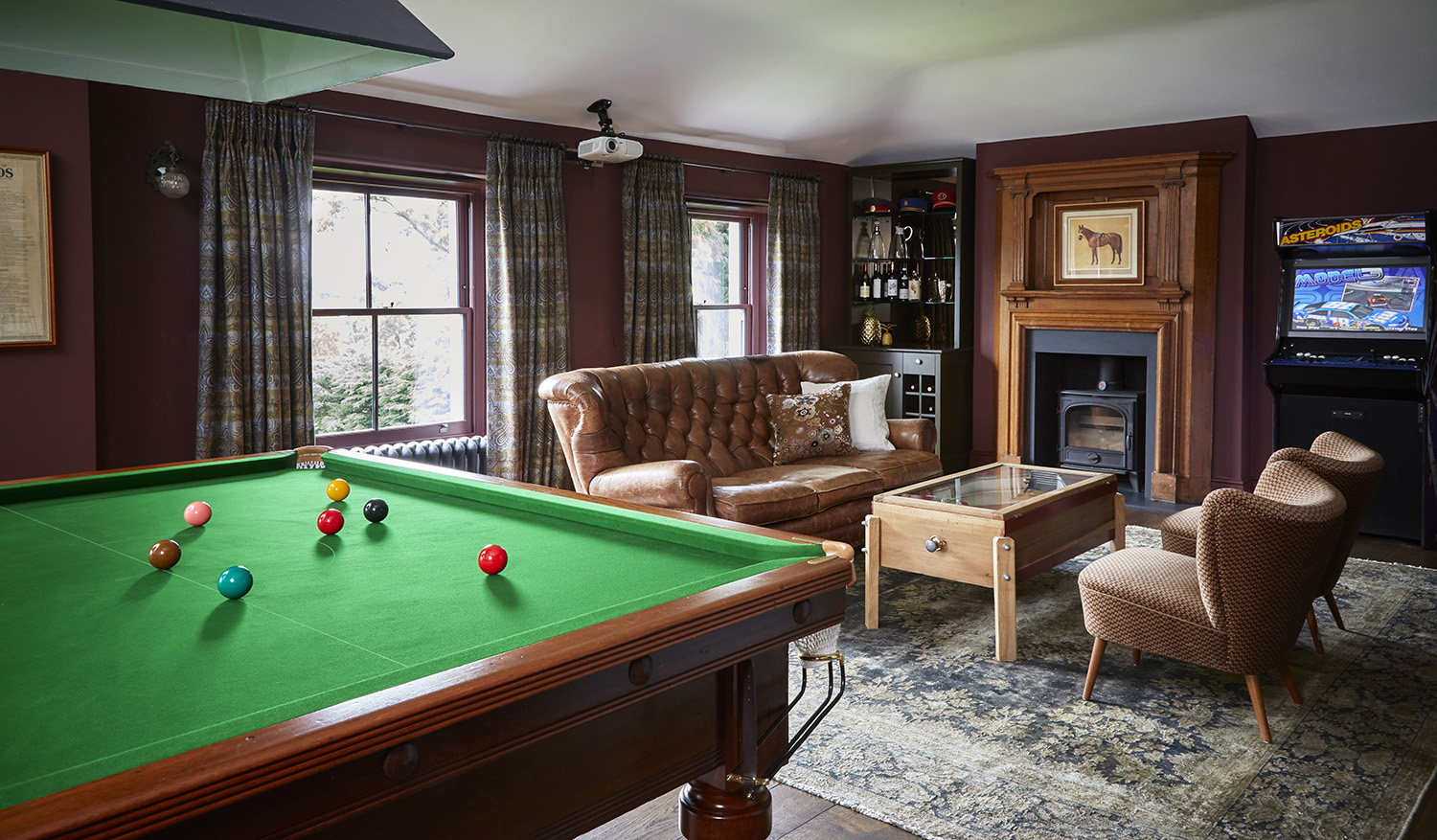 Forbes Rix Mole House Billiards Room